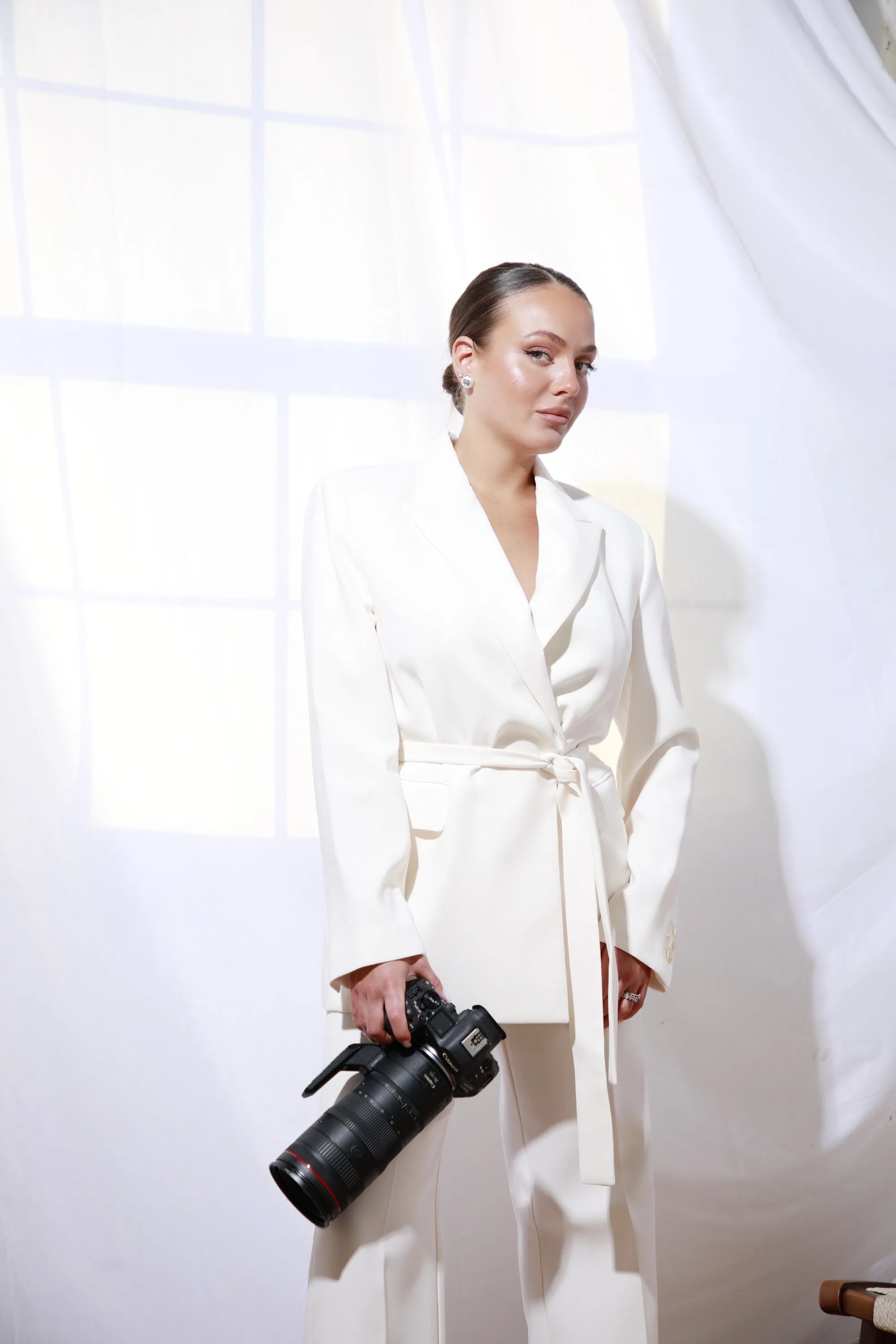 Kristina with camera
